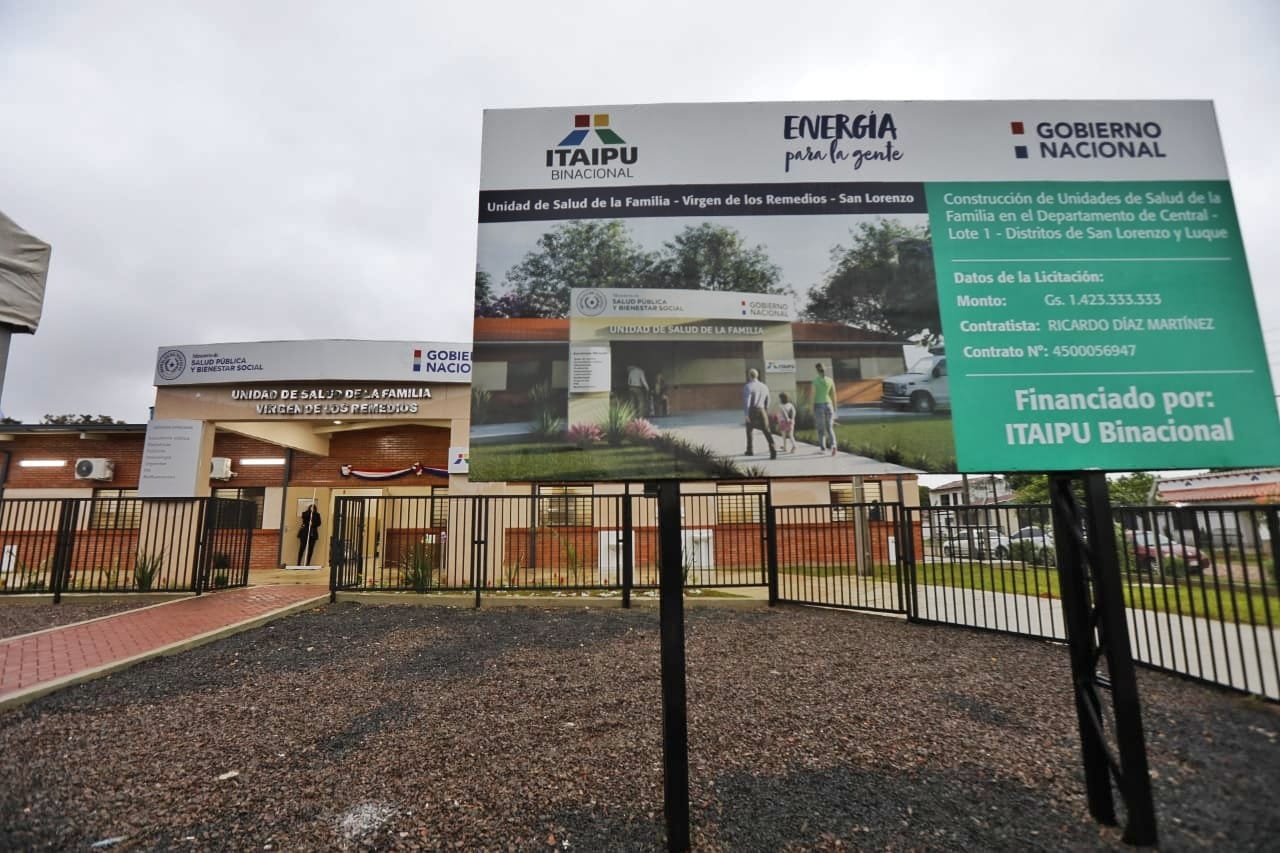 Gobierno inaugura otras cinco USF en Central con financiamiento de Itaipu