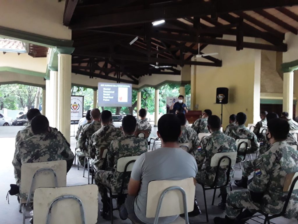 Regimiento Escolta Presidencial recibió charla de prevención