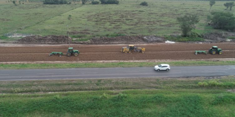 Habilitación de ruta Transchaco sigue en plena actividad Habilitación de ruta Transchaco sigue en plena actividad