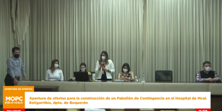 Seis oferentes cotizaron hoy para la construcción del primer Pabellón de Contingencia del Chaco