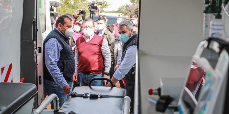 Presidente asegura que dejará como legado el fortalecimiento inédito del sistema sanitario Presidente asegura que dejará como legado el fortalecimiento inédito del sistema sanitario