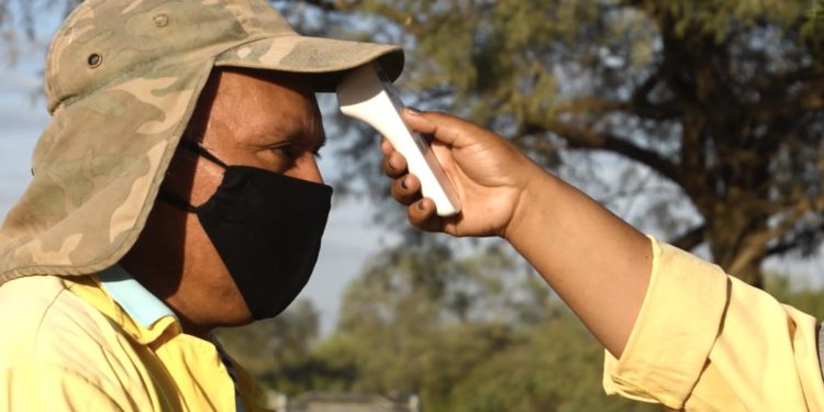 Con estrictos cuidados sanitarios marchan las obras de la Transchaco