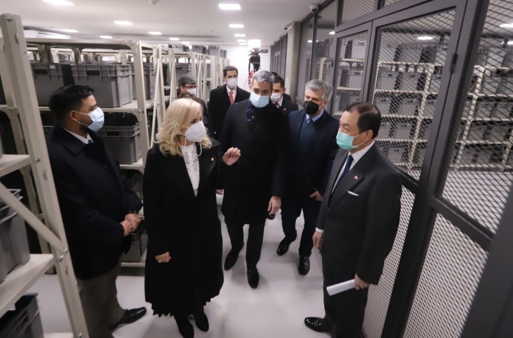 La Senad inaugura laboratorio forense y centro de evidencias con apoyo de Taiwán