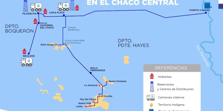 Essap habilitó teléfonos para pedidos de agua segura y clorada en el Chaco Central