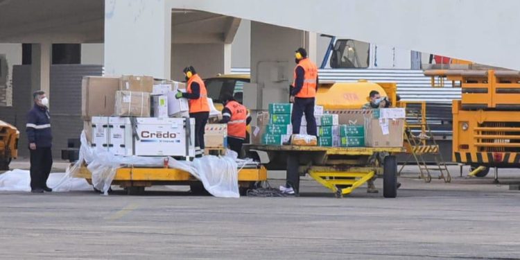 Paraguay recibió otro lote de la vacuna Moderna Paraguay recibió otro lote de la vacuna Moderna