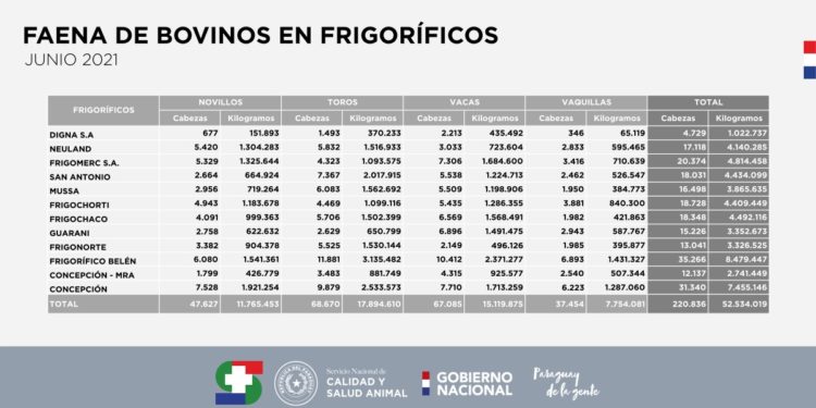 Paraguay registra un nuevo récord de exportación de carne bovina