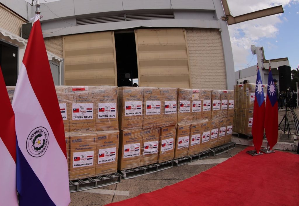 Paraguay recibe segundo lote de concentradores de oxígeno de Taiwán para pacientes covid-19
