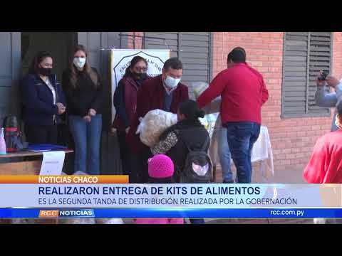REALIZAN ENTREGAS DE KITS DE ALIMENTOS
