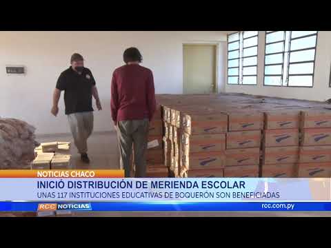 INICIO DE DISTRIBUCIÓN DE MERIENDA ESCOLAR