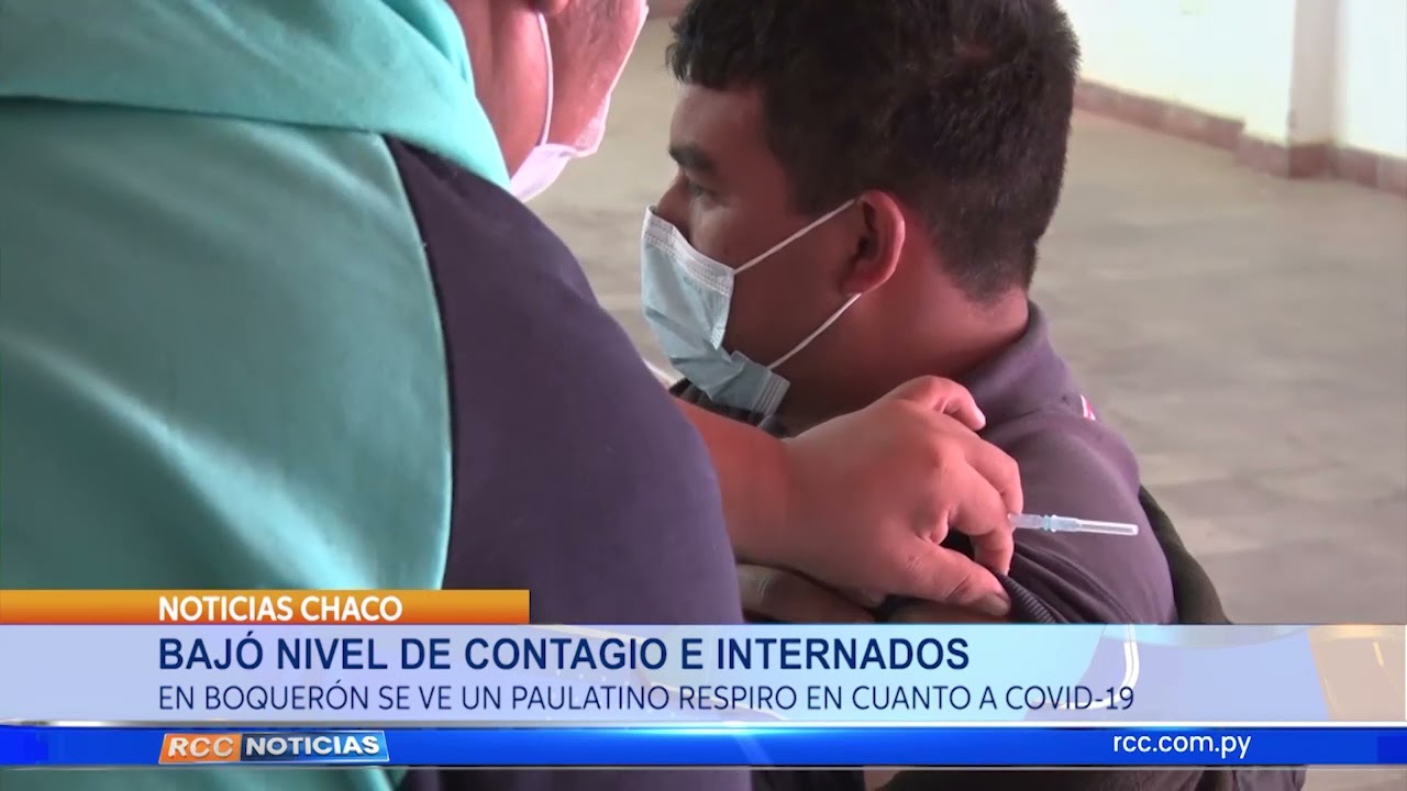 Bajo nivel de contagios e internados