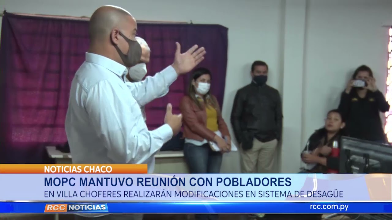 MOPC MANTUVO REUNIÓN CON POBLADORES