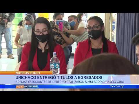 Unichaco entregó títulos a graduados