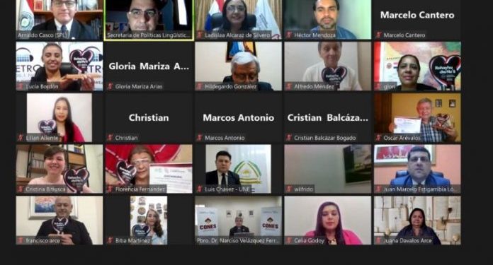 Entregaron trofeo “Rohayhu Che Ñe’ẽ” a promotores del idioma guaraní Entregaron trofeo “Rohayhu Che Ñe’ẽ” a promotores del idioma guaraní