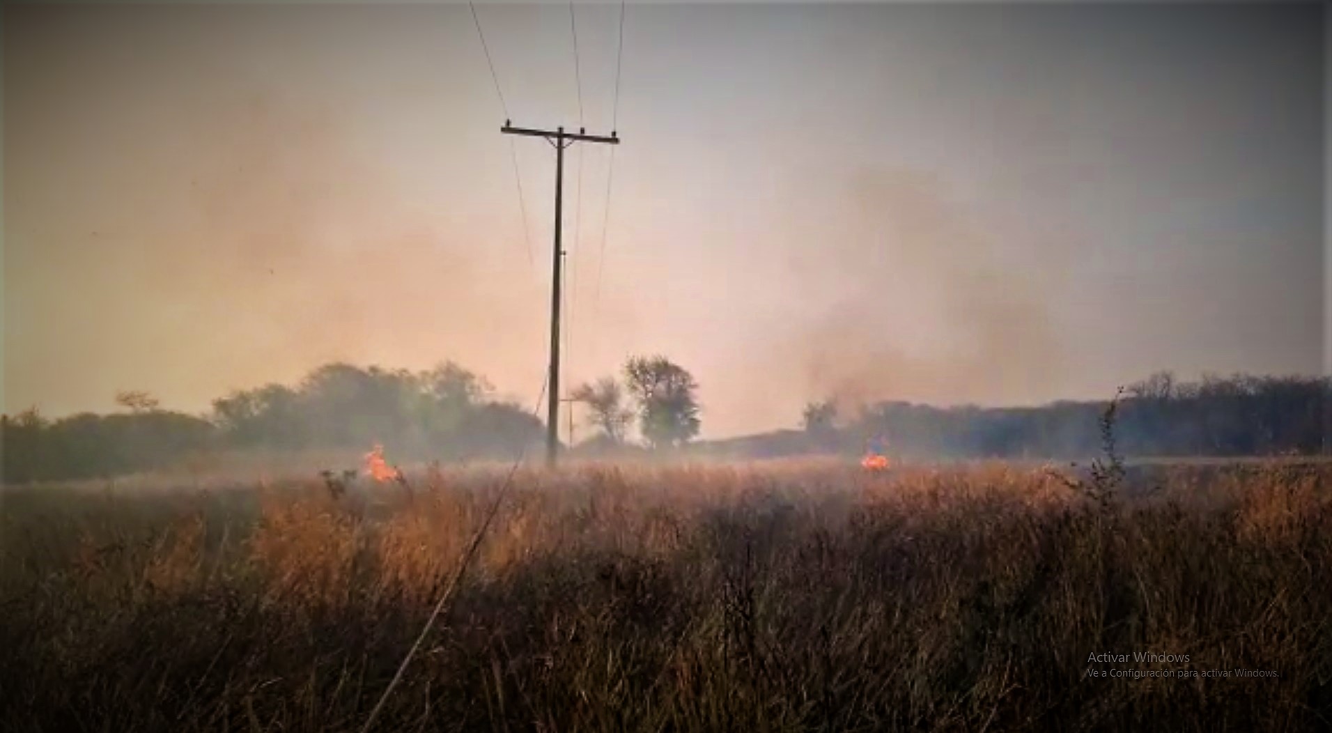 Conectividad del Chaco Central nuevamente fue afectada por la quema de pastizales