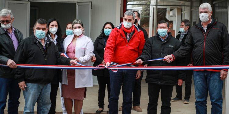 Mario Abdo inauguró primer pabellón de contingencia para el Chaco