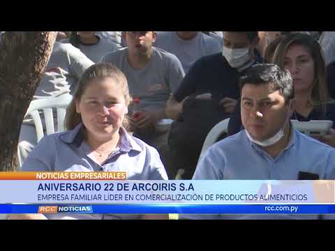 Aniversario 22 años de Arcoiris S  A
