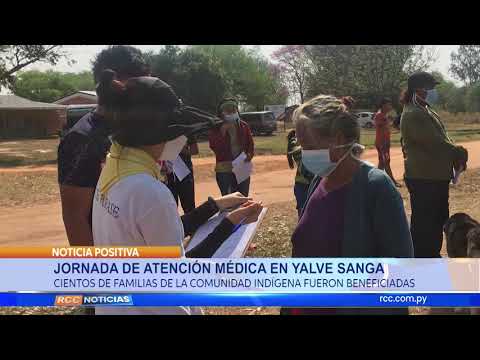 Jornada de atención médica gratuita en la comunidad indígenas, cientos de familiares de la comunidad