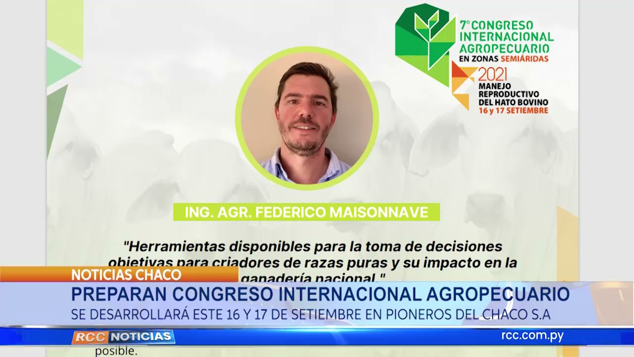 Preparan congreso Internacional Agropecuario