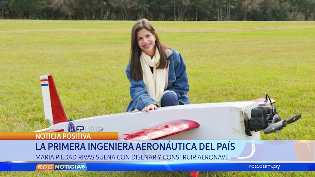 La primera ingeniera aeronáutica del Paraguay