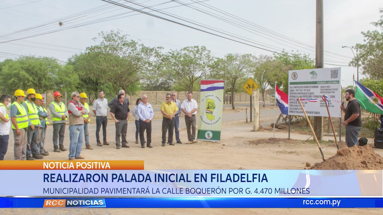 Palada inicial en la calle Boquerón