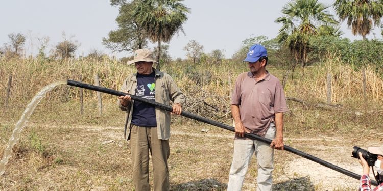 Realizan instalación de sistemas de aprovisionamiento de agua en plena sequía