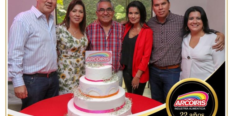 Arcoiris celebra 22 años en el mercado nacional brindando productos alimenticios