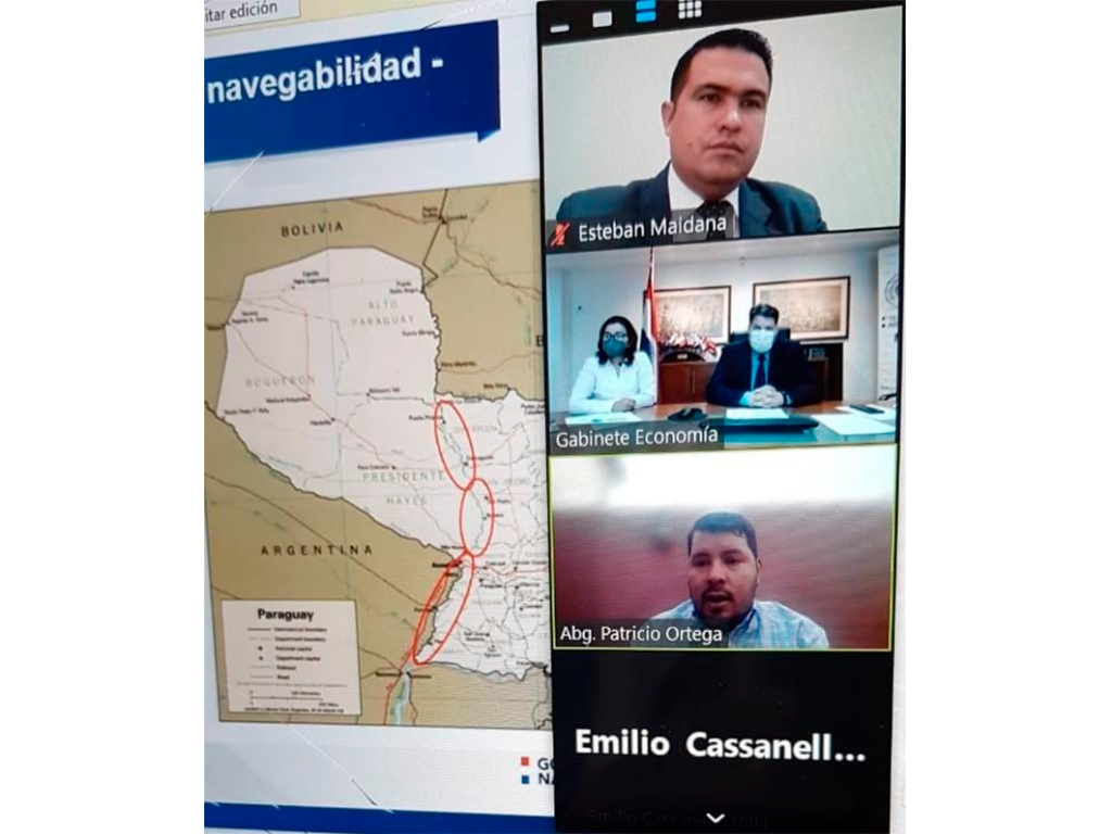 Informan al Equipo Económico sobre trabajos para navegabilidad de los ríos Informan al Equipo Económico sobre trabajos para navegabilidad de los ríos