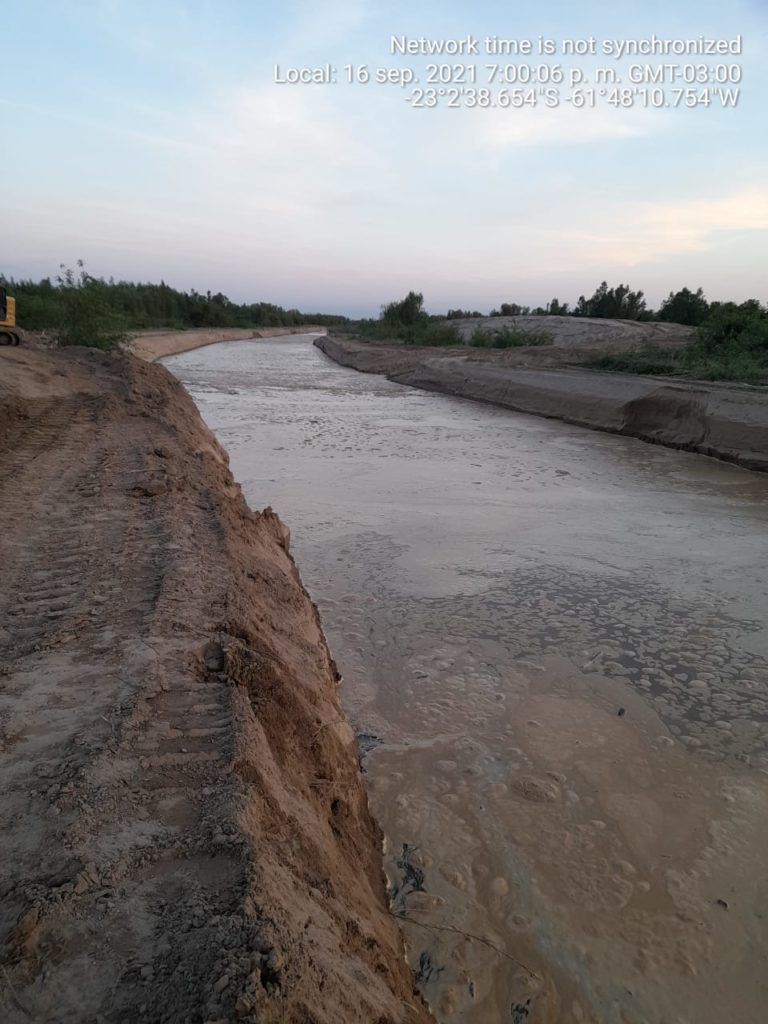 Río Pilcomayo: exitoso inicio de obras en el Lote 2