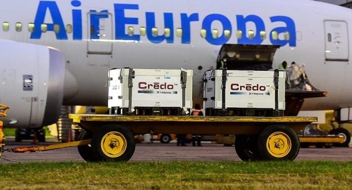 Llegaron al país 50.800 dosis de Moderna para seguir con el plan de vacunación anticovid