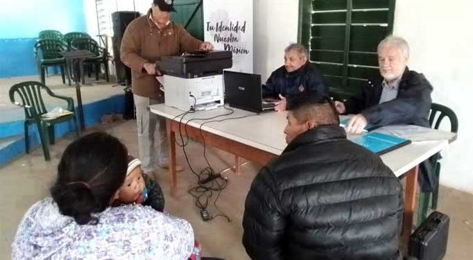 Ministerio de Justicia asistió a comunidades indígenas en el Departamento de Boquerón