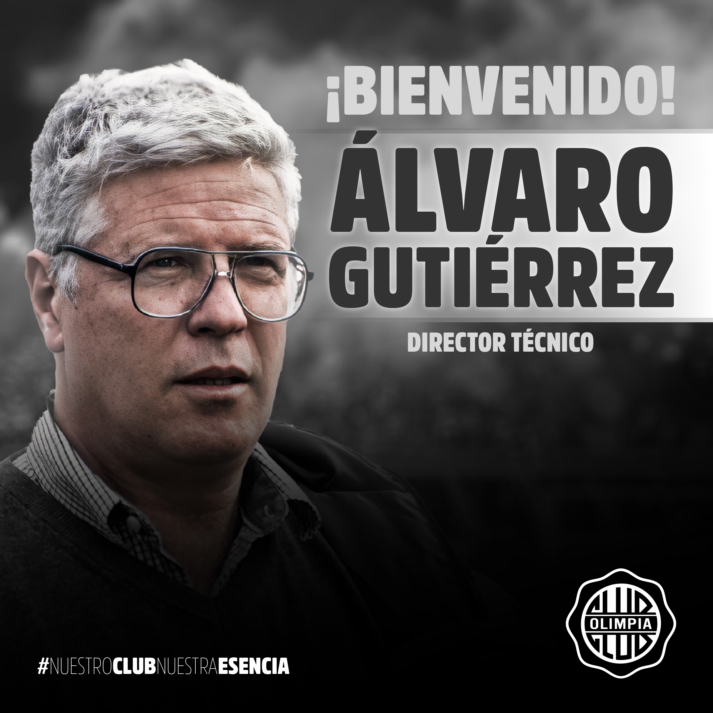 Olimpia oficializa a Álvaro Gutiérrez como nuevo entrenador