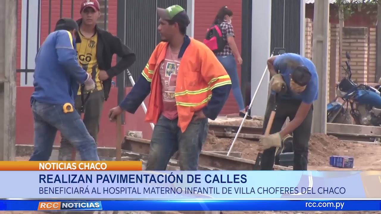 REALIZAN PAVIMENTACIÓN DE CALLES