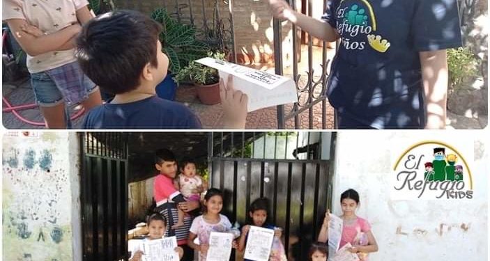 Las actividades con niños no pararon