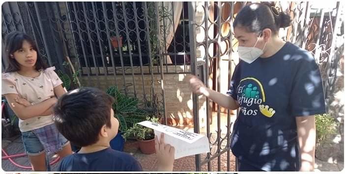 Las actividades con niños no pararon