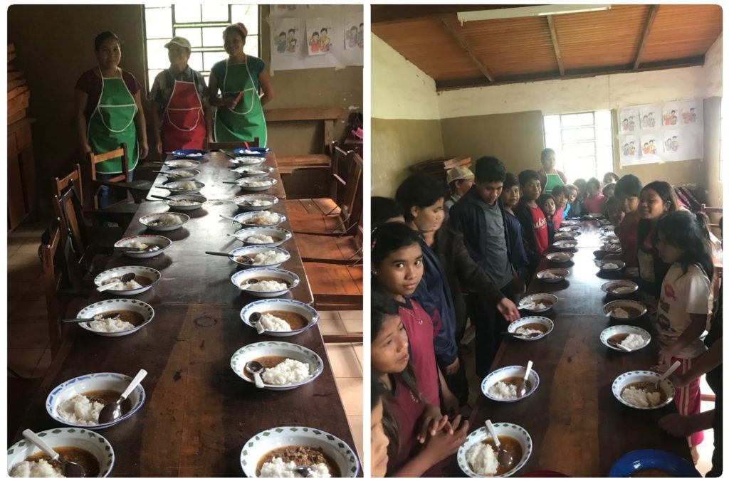 Niños de la comunidad Mbya mejoran rendimiento académico con almuerzo escolar
