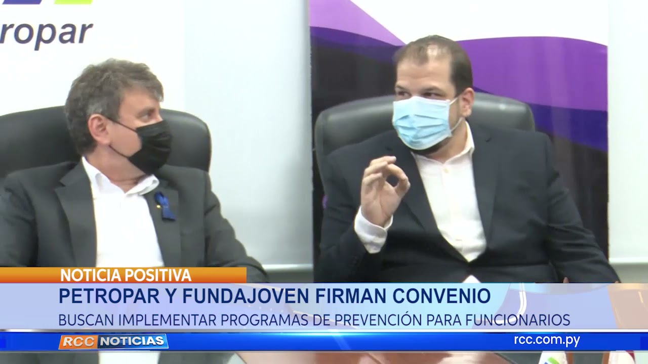 PETROPAR Y FUNDA JOVEN FIRMAN CONVENIO