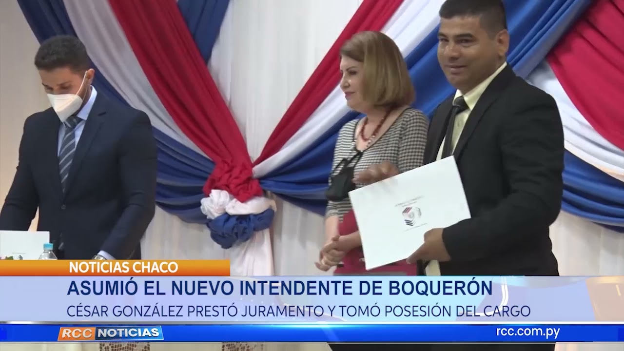 ASUMIÓ EL NUEVO INTENDENTE DE BOQUERÓN