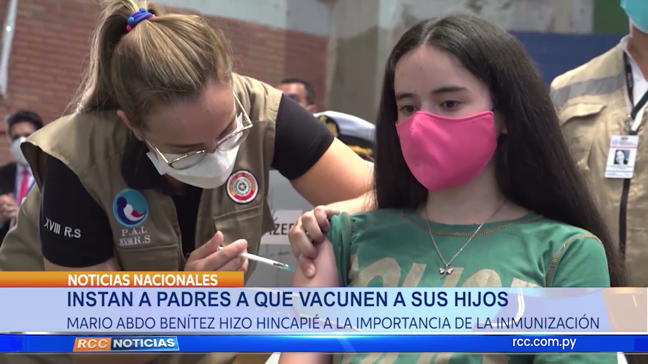 INSTAN A PADRES A QUE VACUNEN A SUS HIJOS