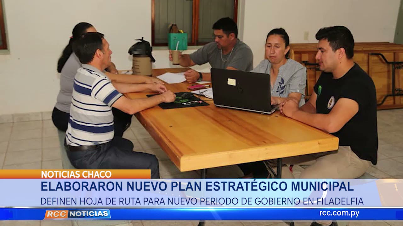 ELABORARON NUEVO PLAN ESTRATÉGICO MUNICIPAL