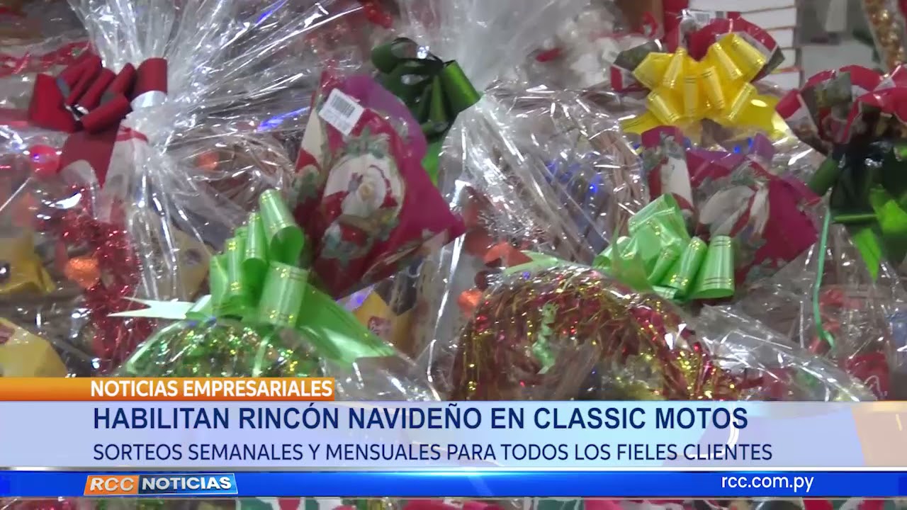 HABILITAN RINCÓN NAVIDEÑO EN CLASSIC MOTOS