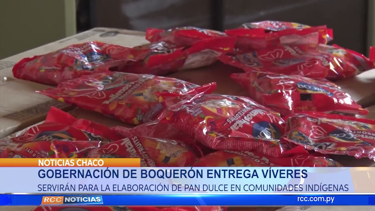 GOBERNACIÓN DE BOQUERÓN ENTREGA VÍVERES