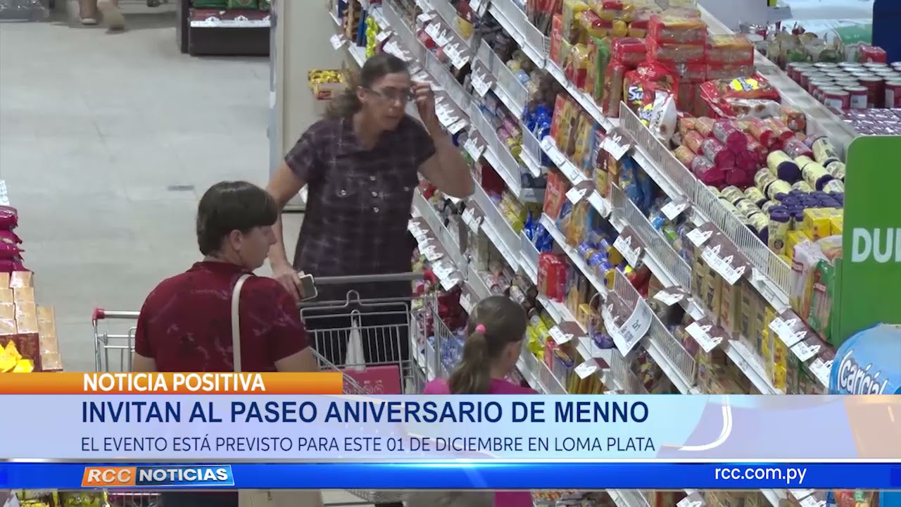 INVITAN AL PASEO ANIVERSARIO DE MENNO
