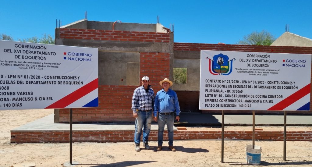 Destacan avance de obras en el sector educativo para el departamento de Boquerón