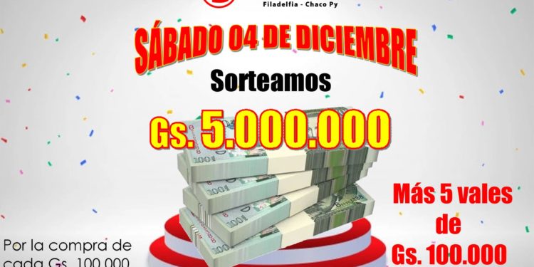 Realizan sorteos semanales hasta fin de año en Supermercado Boquerón