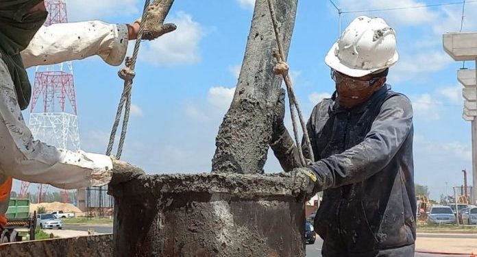 Ya se puede contemplar el primer sector del viaducto al Puente Héroes del Chaco