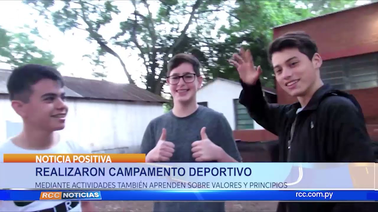REALIZARON CAMPAMENTO DEPORTIVO