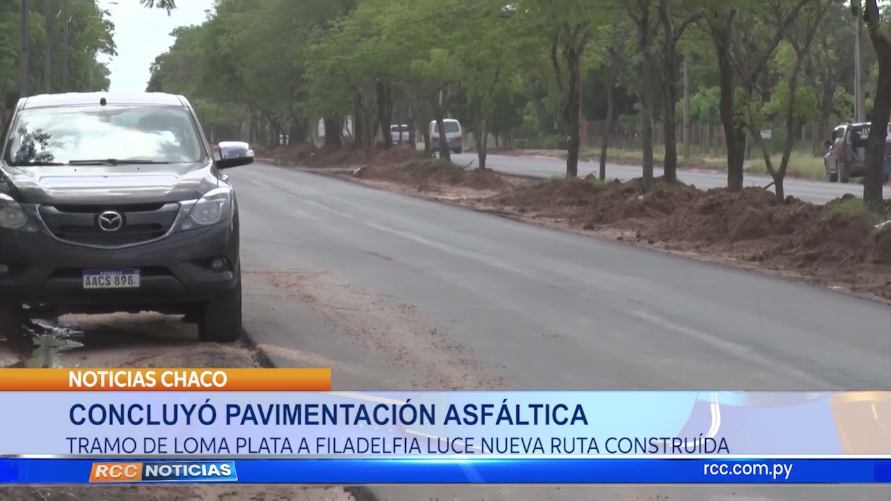 CONCLUYÓ PAVIMENTACIÓN ASFÁLTICA