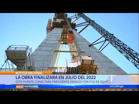 LA OBRA FINALIZARÁ EN JULIO DEL 2022