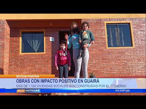 OBRAS CON IMPACTO POSITIVO EN GUAIRÁ