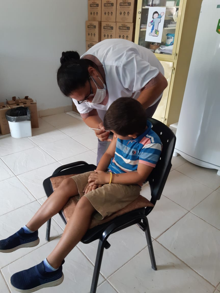 Arrancó vacunación de niños en Boquerón